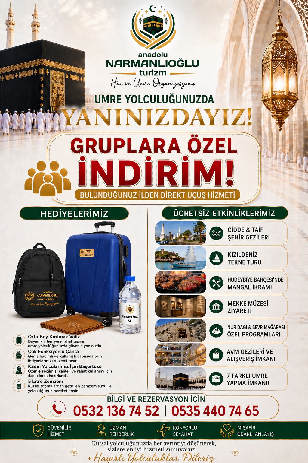 Gruplara özel indirim